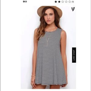 LULUS striped short dress small